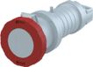 Amphenol 63 Ampère CEE-koppeling, 4-polig (3P+PE), vrouwelijke connector, codering 6h, rood, 380/415V, frequentie 50 et 60Hz