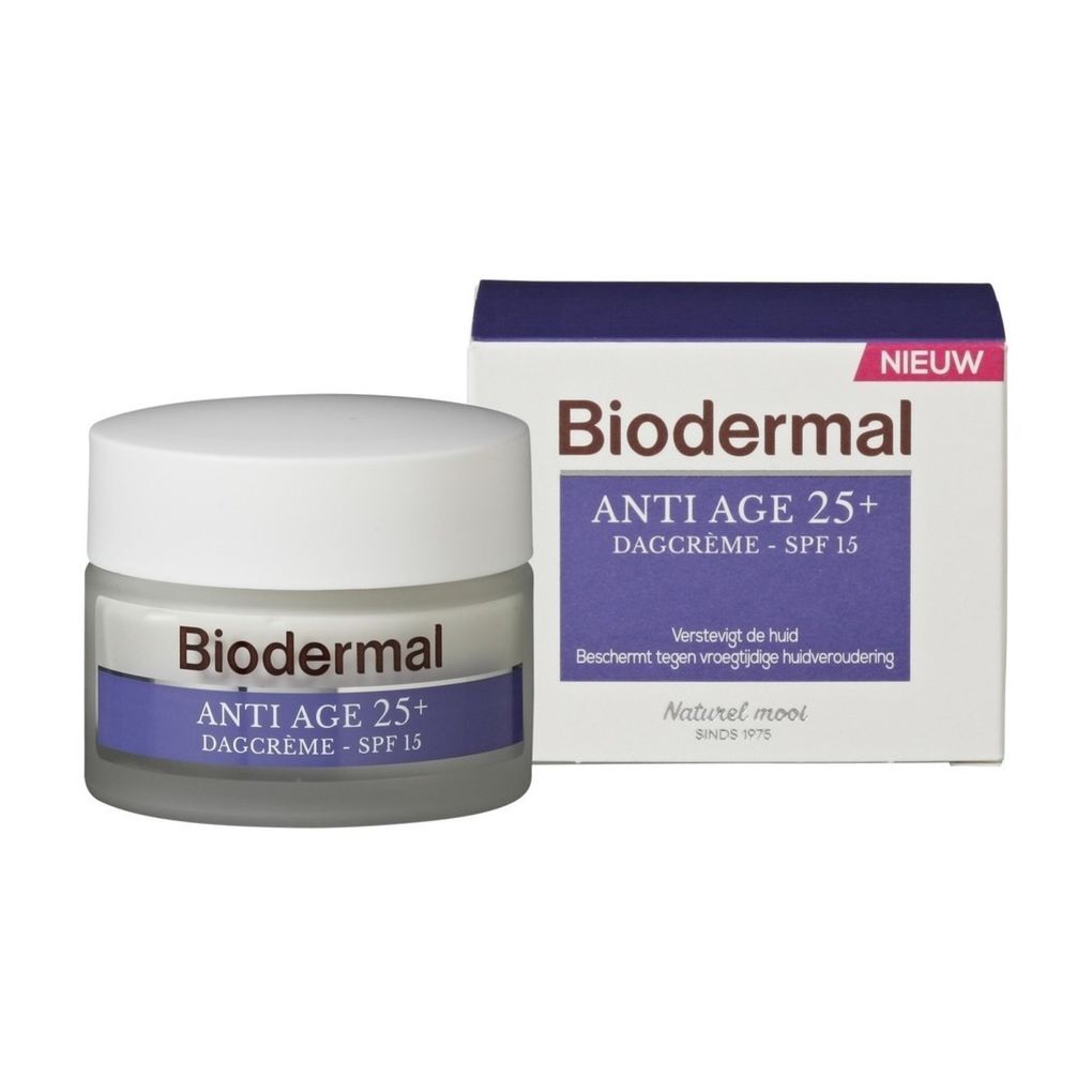 Biodermal Anti Age 30+ Dagcrème - Dagcrème met SPF15, niacinamide en hyaluronzuur tegen huidveroudering - 50 ml