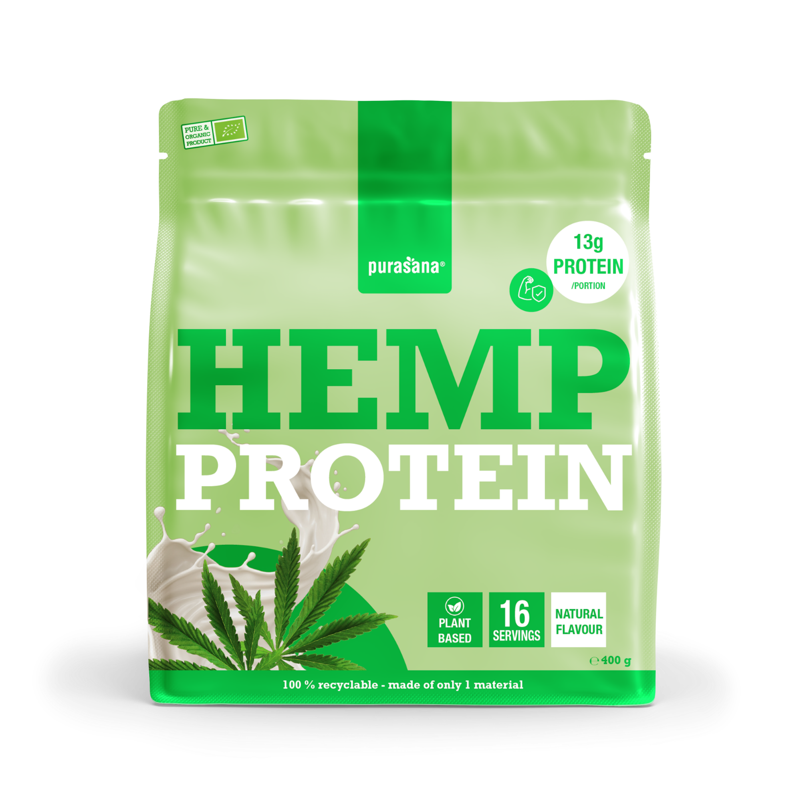 Purasana Hemp Protein Powder Natural