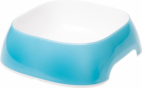 Ferplast Glam Voerbak Lichtblauw 20x18.5x6 cm