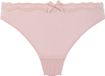 Hunkemöller Dames Lingerie String Lola - Roze - maat XS