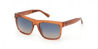 Guess GU00222 Zonnebril Oranje Blue Mirror/CAT3 Man