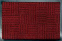 Casita Living Billboard Deurmat Lineair Labyrinth Road Rood 50x75 cm