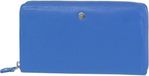 Greenburry Sponsachtige portefeuille leer 19 cm - Dames - Horizontaal - ink blue
