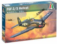 Italeri 91213 F6F-3/5 Hellcat WWII Modelbouw Vliegtuig Plastic 1:72