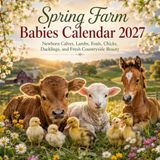 Spring Farm Babies Calendar 2027