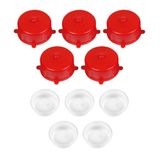 Set Lampa Set van 5 doppen en onderzetters voor jerrycans van kunststof