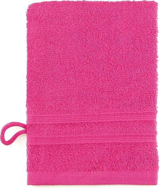 Washandjes - 8 Stuks - Fuchsia - 15x22cm - 100% Katoen