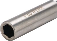 TECWERK Bithouder 1/4 inch F 6,3 1/4 inch C 6,3 magneet L.60mm