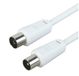 Schwaiger KVK299 052 coax-kabel 10 m IEC169-2 Wit