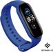 Strap-it Bracelet de montre connectée en silicone - Bleu - Convient pour Xiaomi Mi Band 5 / 6