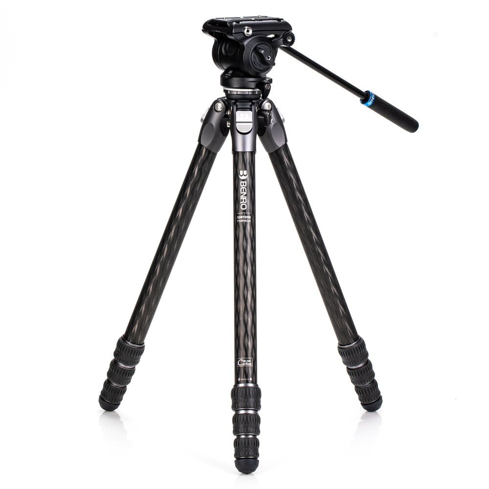 Benro TTOR34CLVS4PRO Tripod - Digital/Film Camera - 4kg Max. Load - Black