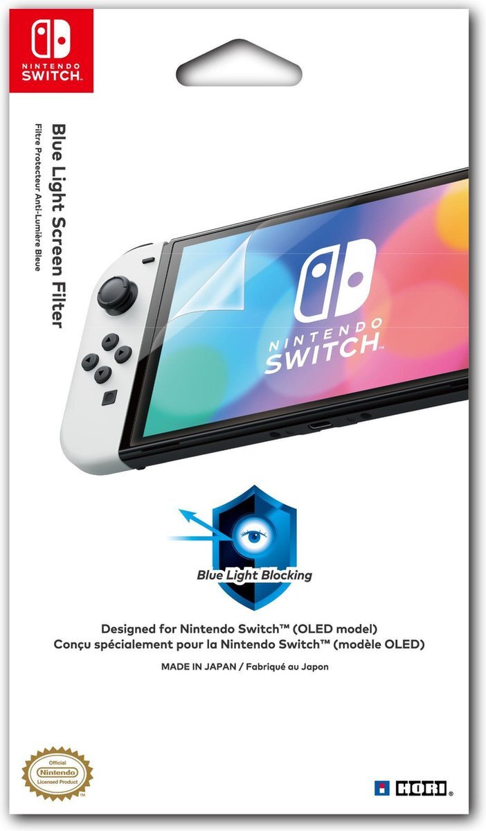 Hori Blue Light Screen Filter - Nintendo Switch OLED