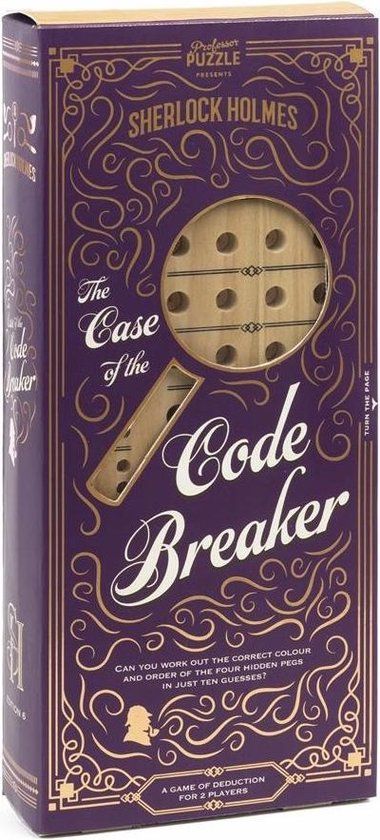 Professor Puzzle The Case of the Code Breaker - Denkspel - Hout - Engels