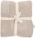 Homemania Deken, CA18002_BEIGE, Beige, Eén maat