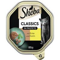 Sheba Classics in paté 22 x 85 g met eend en kip
