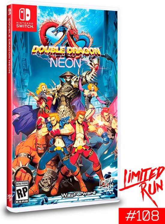 Limited Run Double Dragon Neon Games) Nintendo Switch