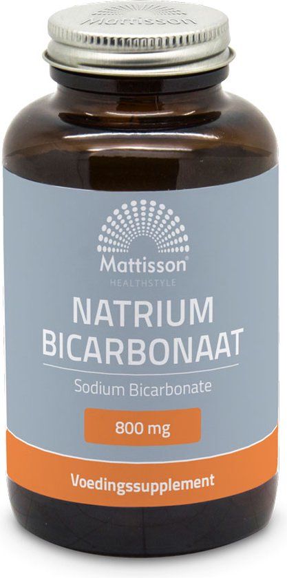Mattisson Natriumbicarbonaat Capsules 800mg - 120 Capsules