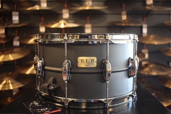 Tama S.L.P. Snare LST148 Big Black Steel - Snare drum