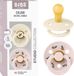 BIBS Colour Fopspeen - 0-6 mnd - 2-pack - Rond - Ivory/Petal