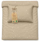 TRANKIELO® - Housse de couette réversible pour bébé 100x135cm – Housse de couette en coton avec fermeture éclair, douce et lavable
