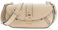 GUESS Jessa Flap Crossbody Bag Taupe