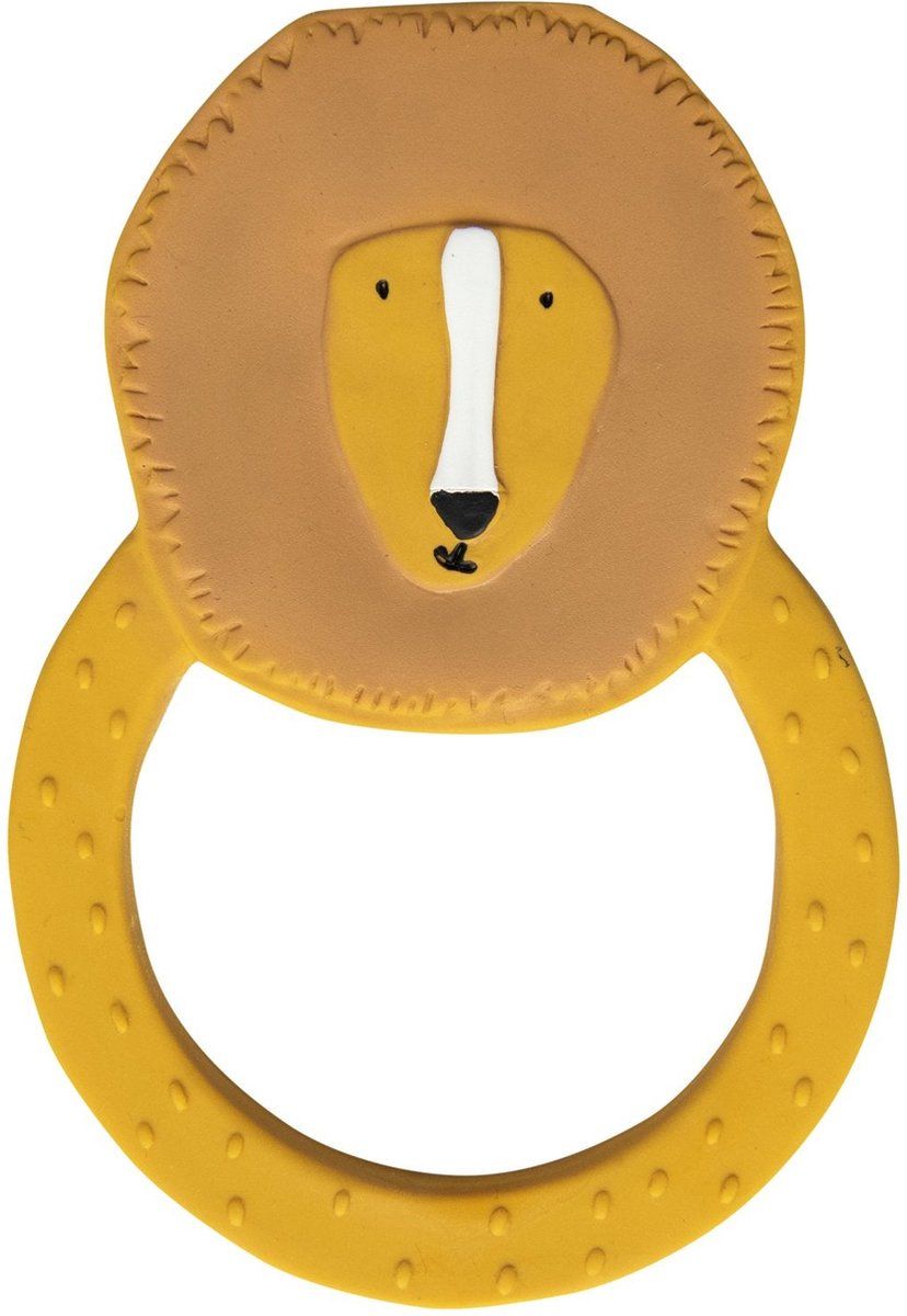 Trixie Baby Trixie Mr Lion rubberen bijtring geel