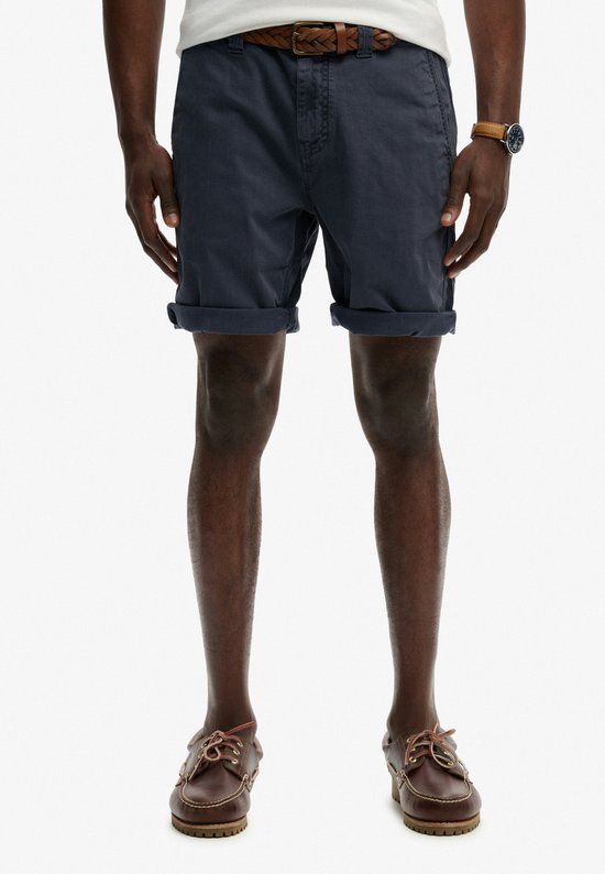 Superdry Utility Chino Short Heren Baltic Blue W34