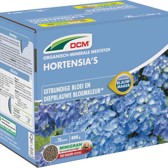 DCM Hortensia Meststof - 800g - Met Blauwmaker