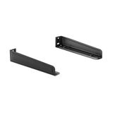 PureMounts Magnetronhouder, wandmontage, universele houder voor magnetron en oven tot 35 kg, magnetronhouder voor wandmontage, zwart