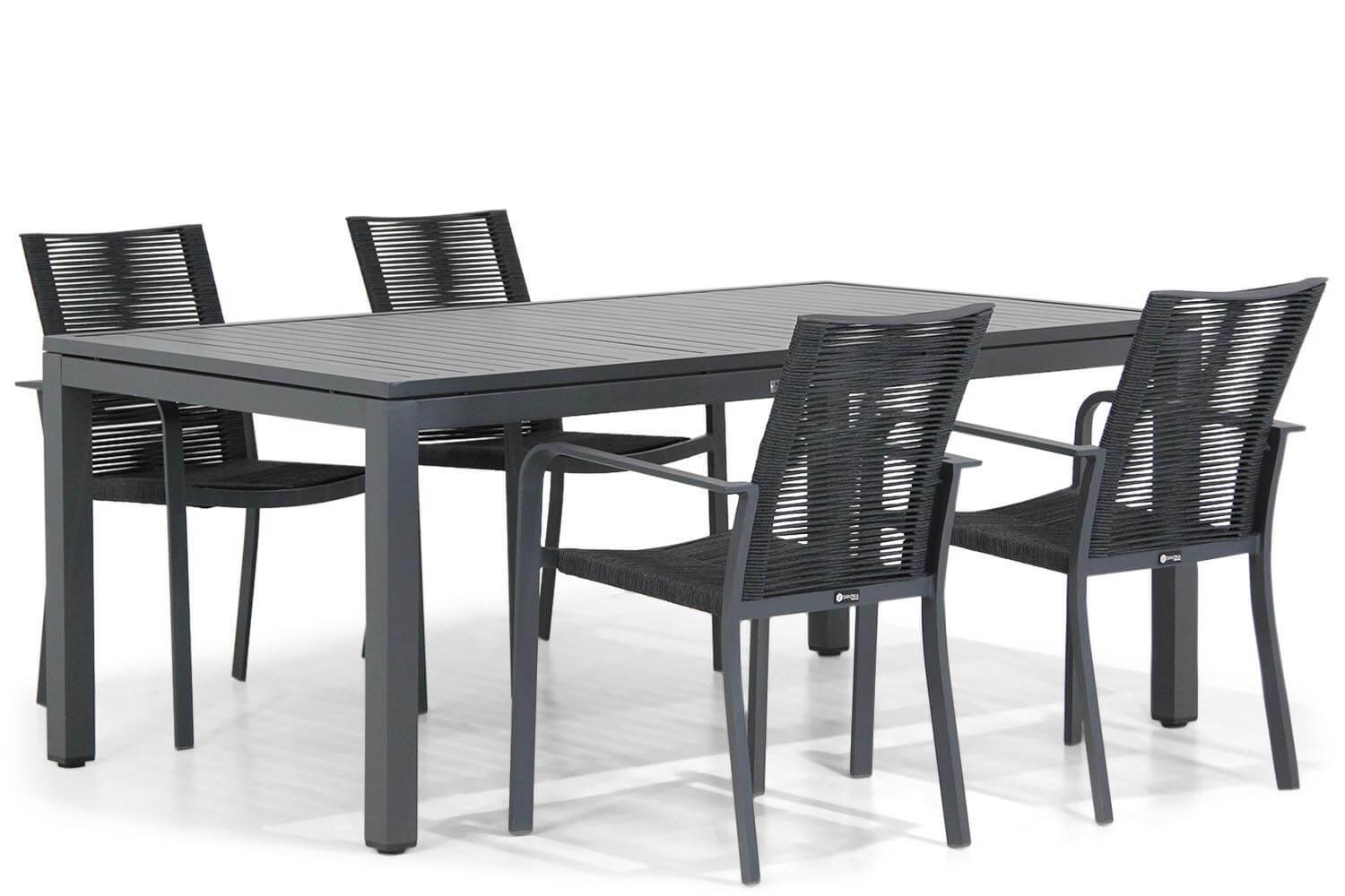 Santika Furniture Santika Annisa/Concept 160 cm dining tuinset 5-delig