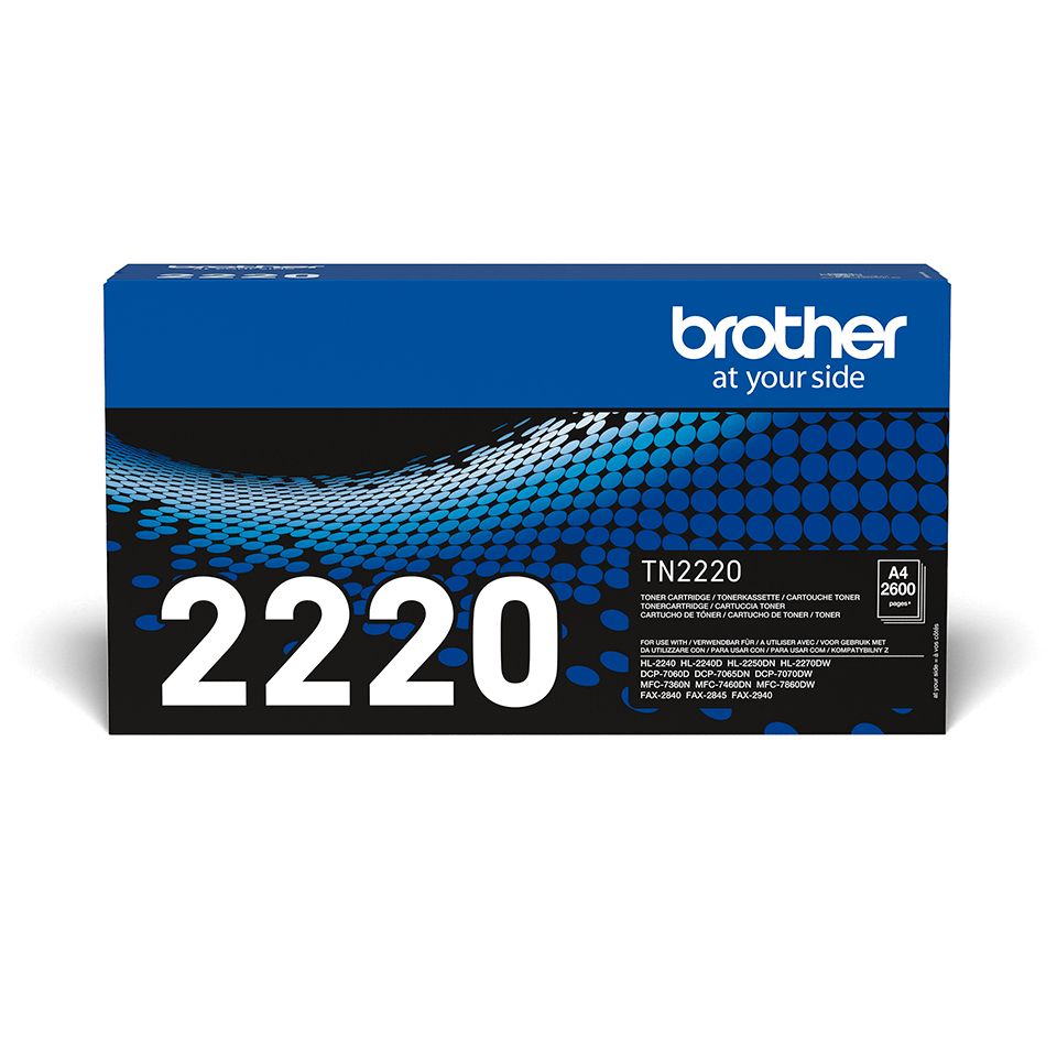 Brother TN-2220 Zwart - Tonercartridge - Origineel