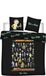 Rick and Morty Dekbedovertrek Story Train - Lits Jumeaux - 240 x 220 cm - Zwart