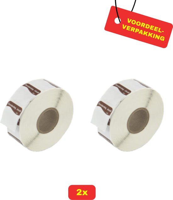 2X HACCP stickers met schrijfvlak Rol "Donderdag" - Voordeelverpakking!