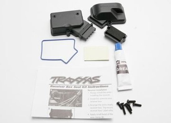 TRAXXAS Box receiver sealed / foam pad/ silicone grease/2.5x8mm BC