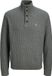 JACK&JONES JPRBLURICHARD KNIT HIGH NECK Heren Gebreide Truien Medium Grey Melange L