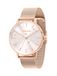 Tamaris dameshorloge – Schlichte, runde horloge voor dames 36 mm - horloge met roestvrij staal Meshband in zilver, Gold, Roségoud, Zwart, Blauw, Groen, Lila uvm, wasserfest