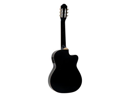 Dimavery CN-600L Classical Gitaar Zwart - Linkshandig - 4/4