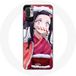 Maniacase Hoesje voor Xiaomi Redmi Note 10 5G Anime Demon Slayer Kamado Nezuko Eerste Kerstdag 2023