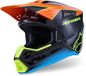 Alpinestars S-M3 Fray Zwart Blauw Oranje Crosshelm