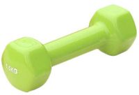 Sporti France Vinyl 1.5kg Dumbbell 2 Eenheden Groen 1.5 kg