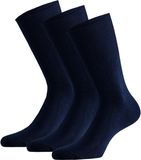 Apollo Diabetes Sokken - Niet Knellende Naadloze Sokken - 3 paar - Navy Blauw - Maat 35-38 - Modal Antipress