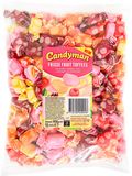 Candyman Toffees Frisse Fruit Zak 1 Kilogram