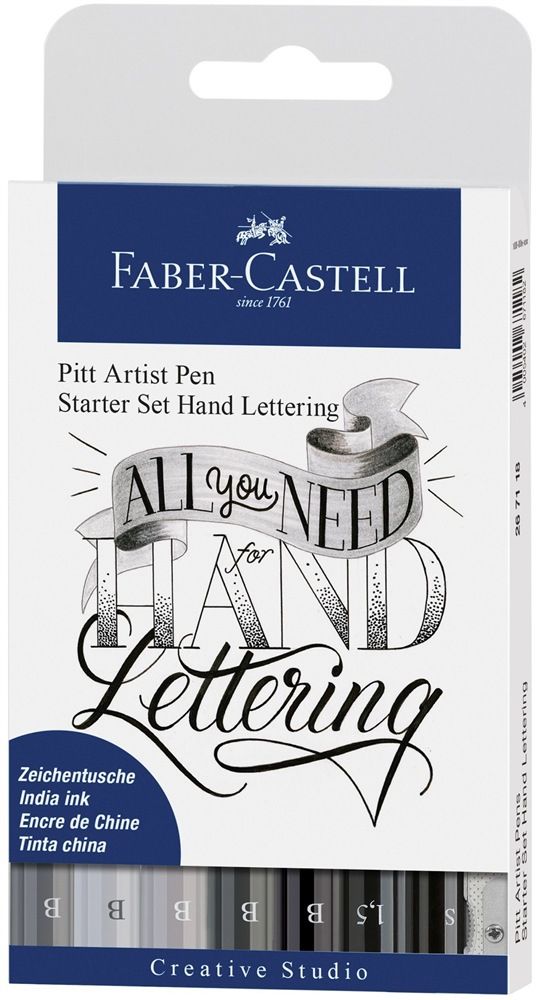 Faber-Castell Pitt Artist Pen - 8-delig - Multicolor