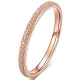 LGT JWLS LGT Jewels Dames ring Stardust Rose Verguld Edelstaal-16mm