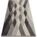 Rugsx - Tapis Feel 5674/16811 Losanges Gris / Anthracite / Crème Gris 80x150 cm