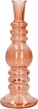 Bougeoir Florence - verre orange doux - clair - D8,5 x H23 cm
