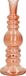 Bougeoir Florence - verre orange doux - clair - D8,5 x H23 cm