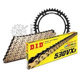 Kettingset DID Kettingset staal 530VX3 / 106 klinknagel slot voor Triumph Sprint ST Daytona i Centennial Edition GT 955/1050 cc Bj. 2002-2012