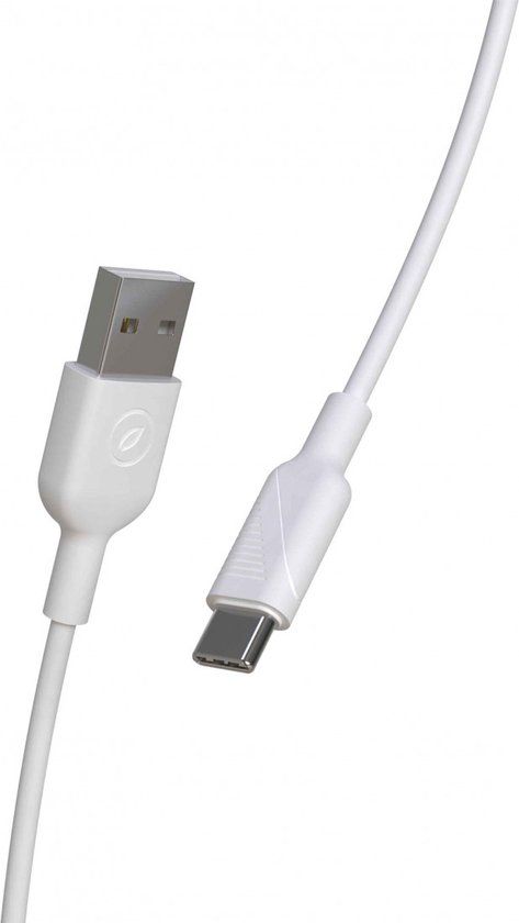Muvit USB-C naar USB 2.0 3A snellaad- en synchronisatiekabel 3m Wit